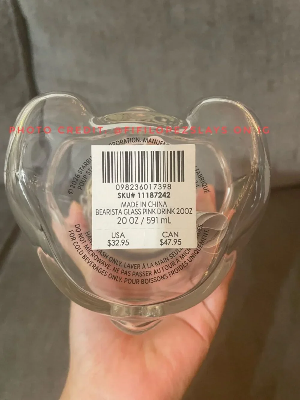2026 Starbucks Bearista Bear Tumbler – Strawberry Topper & Baseball Cap